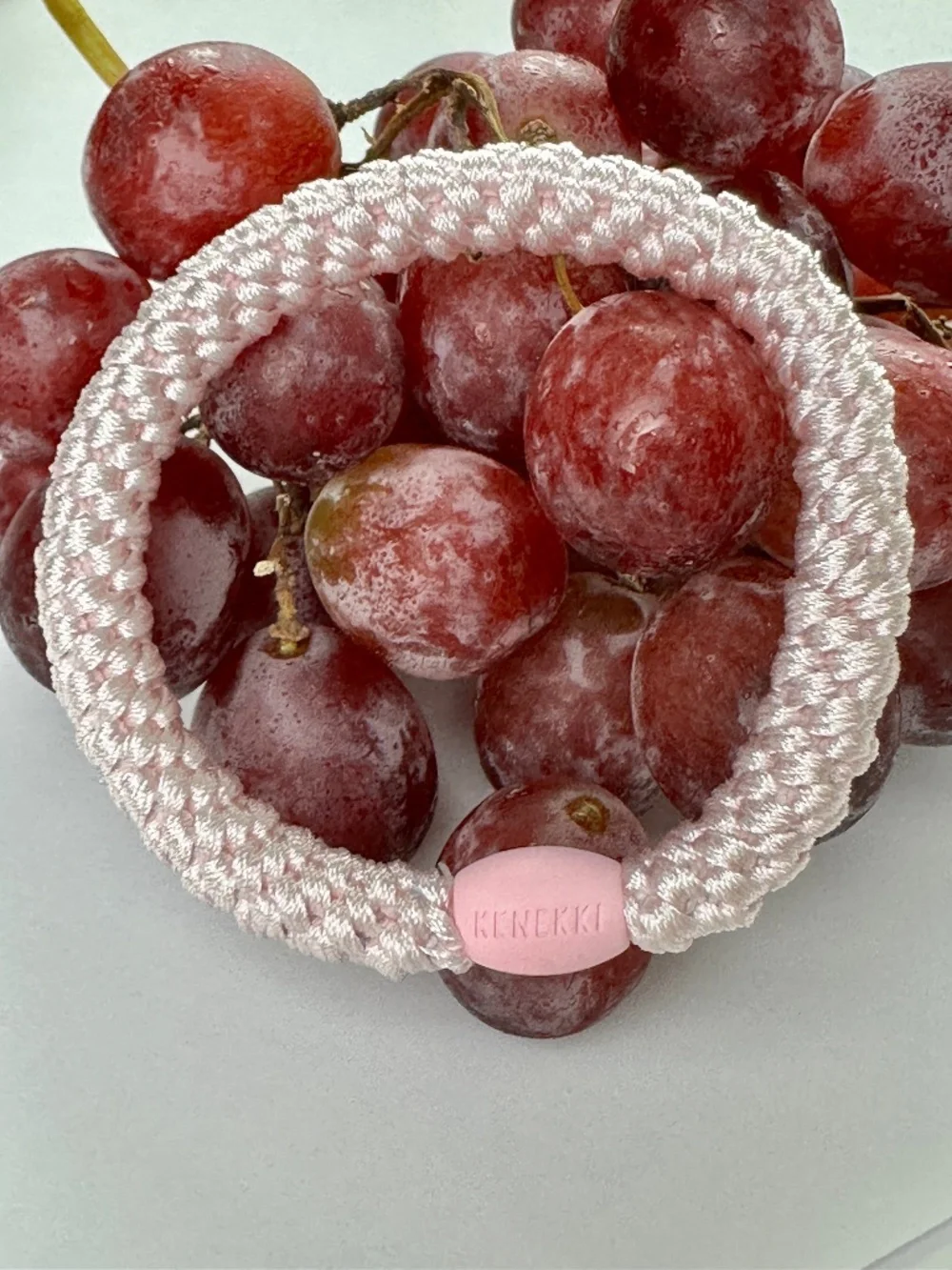 NWT 4-Bundle Authentic Original KKNEKKI Hair Ties/Elastics in Rosy Colors